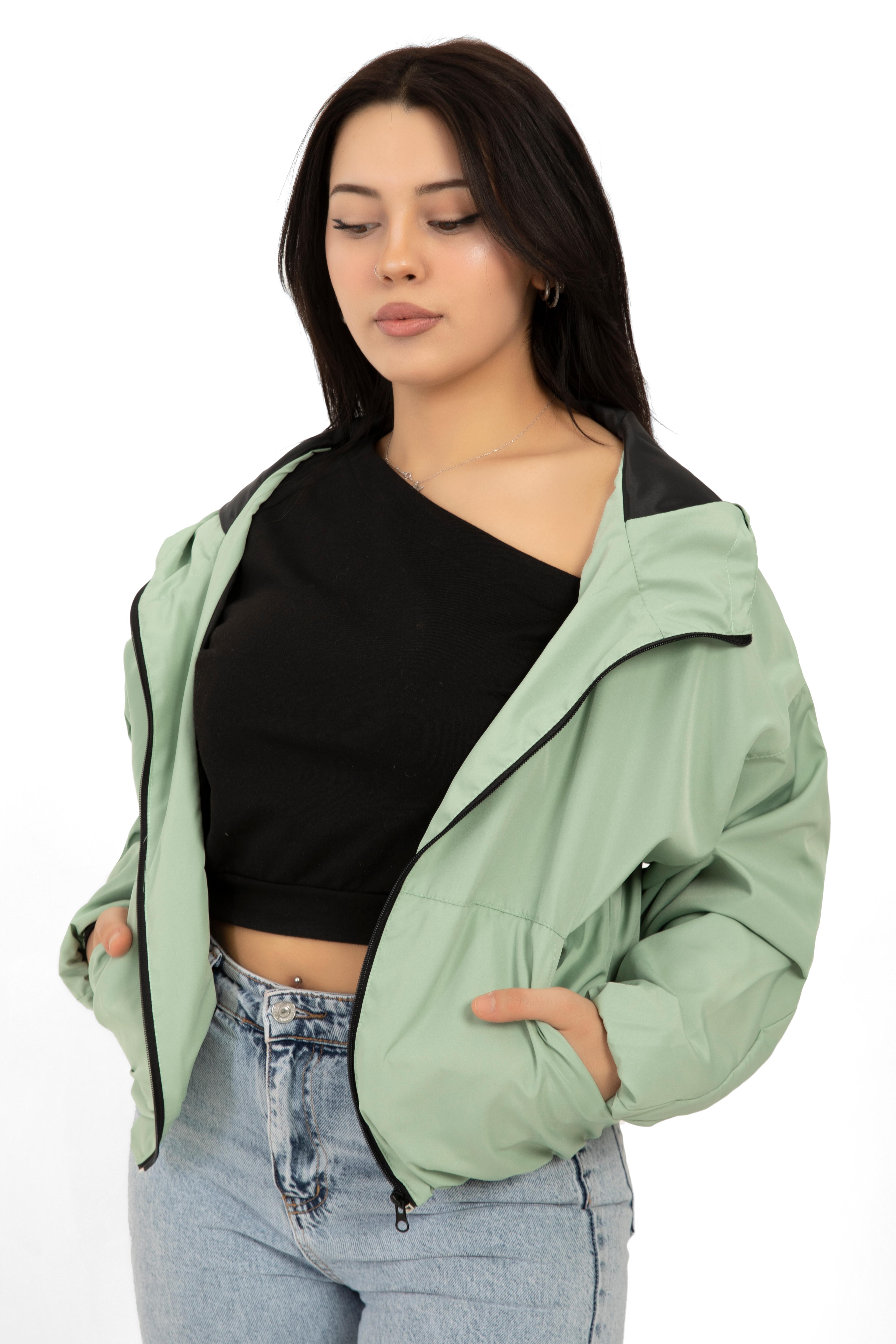 Damen Regenjacke - Y20 - Mint Green