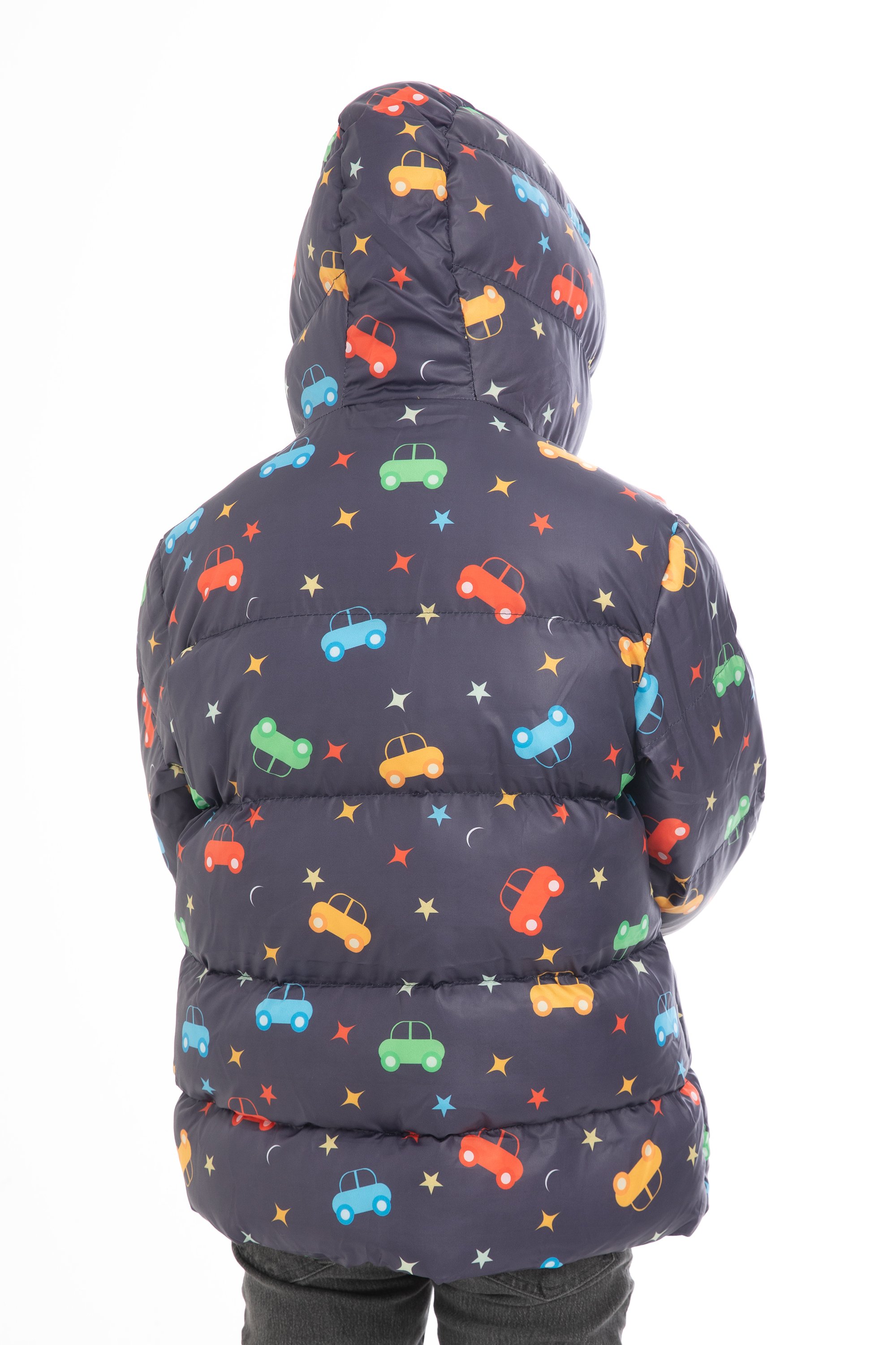 Kinder Winterjacke mit Auto