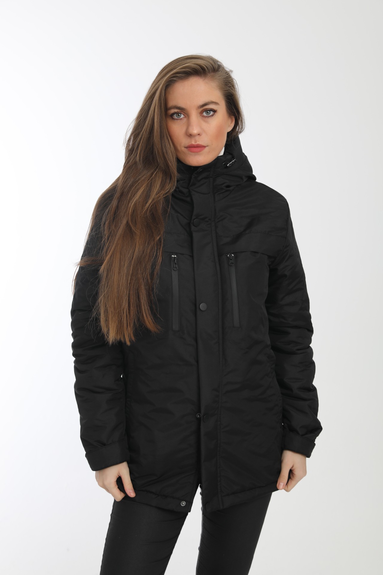 Damen Parka - FMP105 - Schwarz