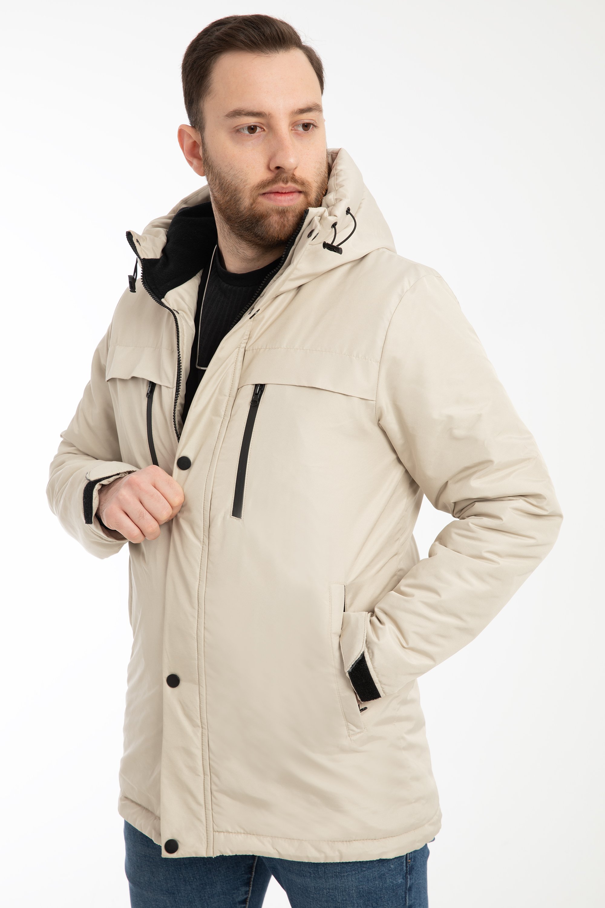 Herren Parka - FMP105  - Beige