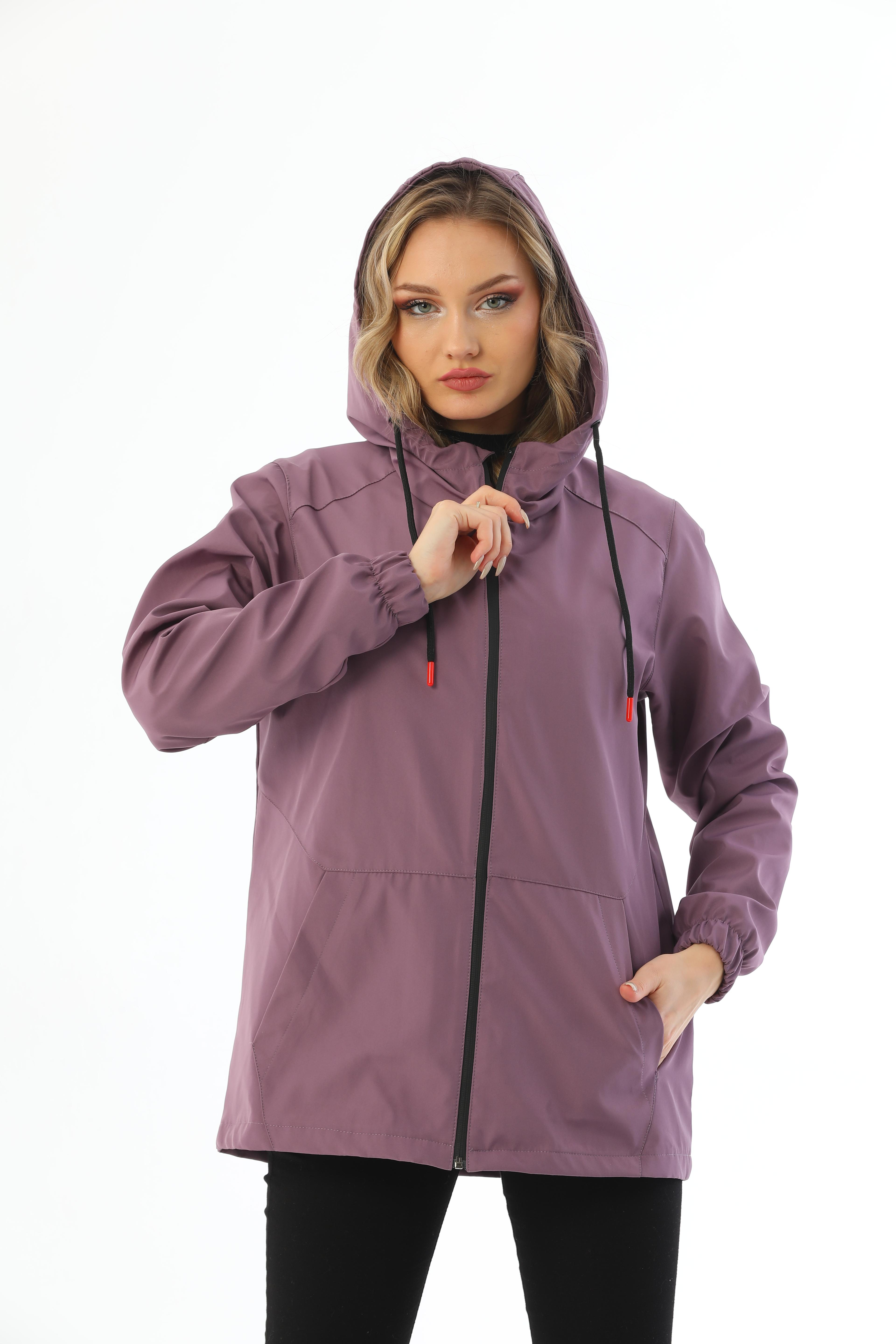 Damen Regenjacke - Y15 - Pflaume