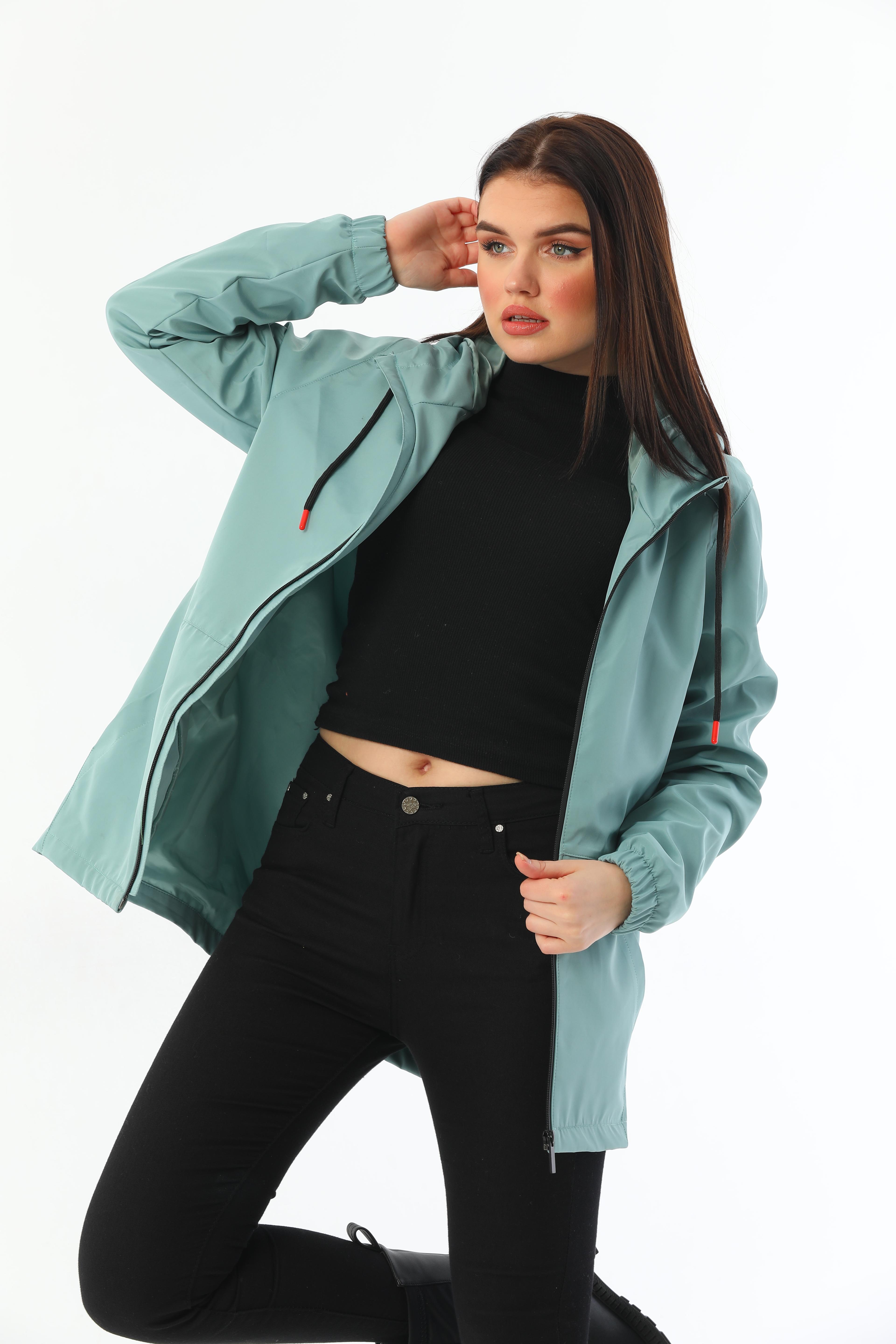 Damen Regenjacke - Y15 - Mint Green