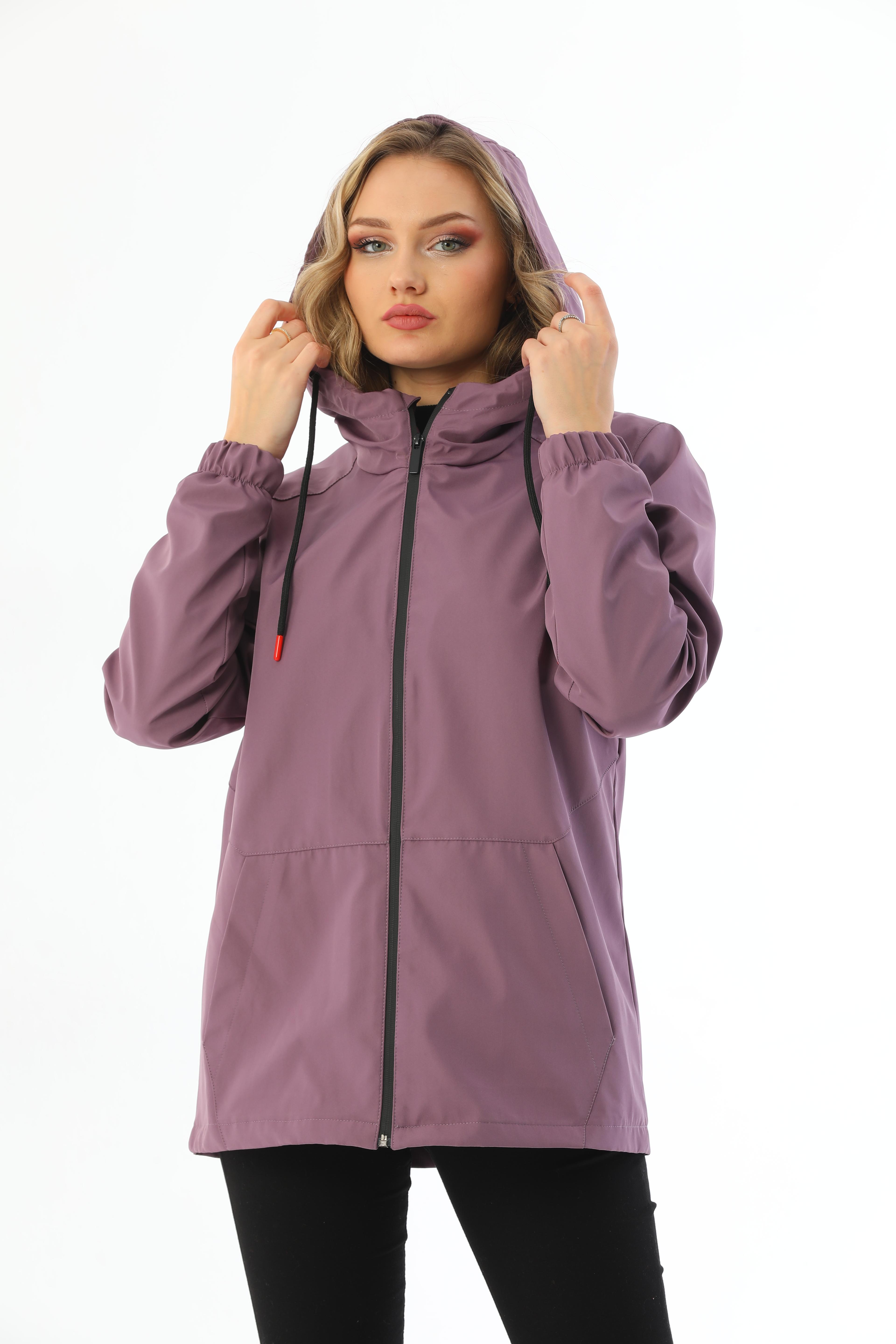 Damen Regenjacke - Y15 - Pflaume