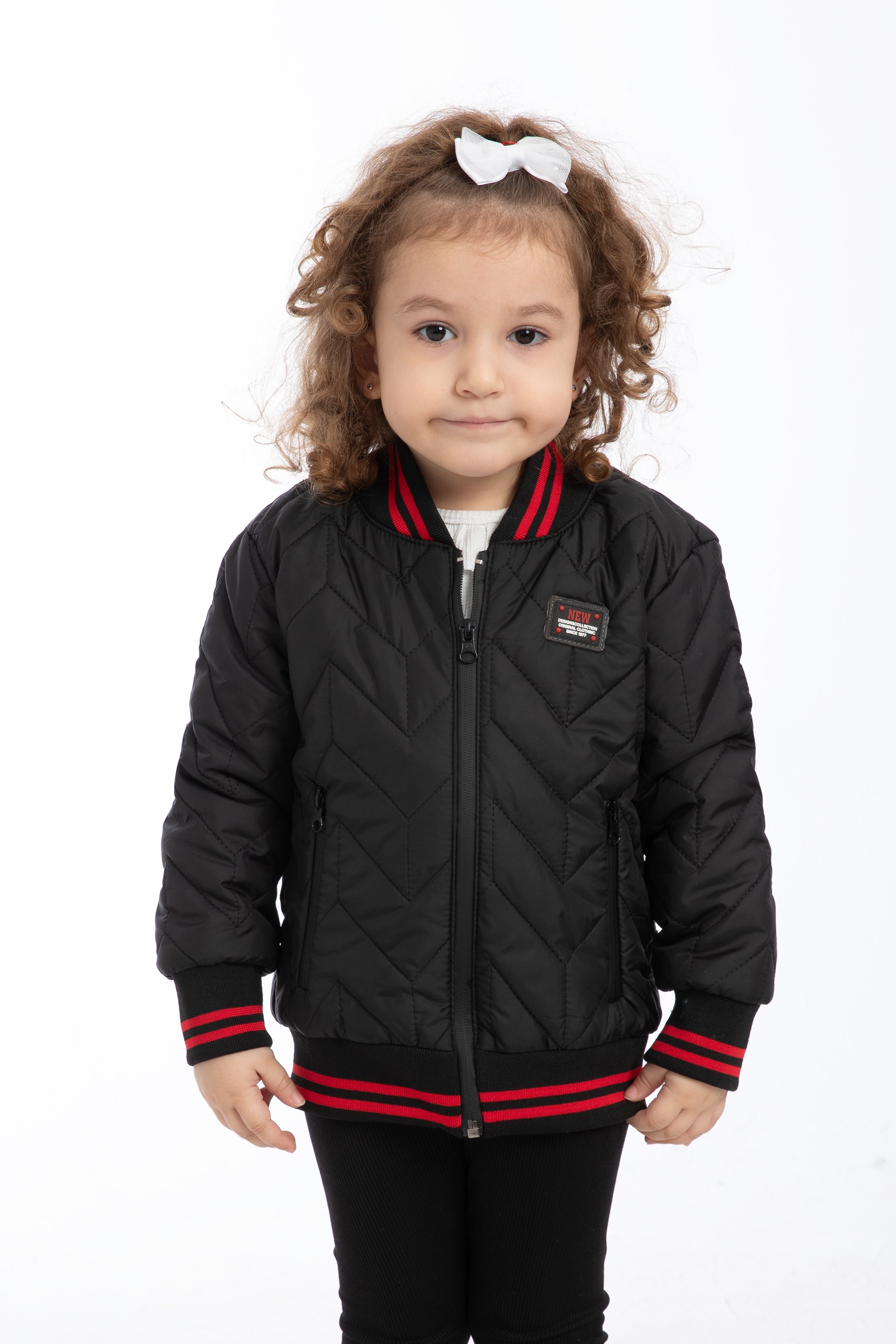 Kinder Winterjacke KLJ - Mädchen - Schwarz