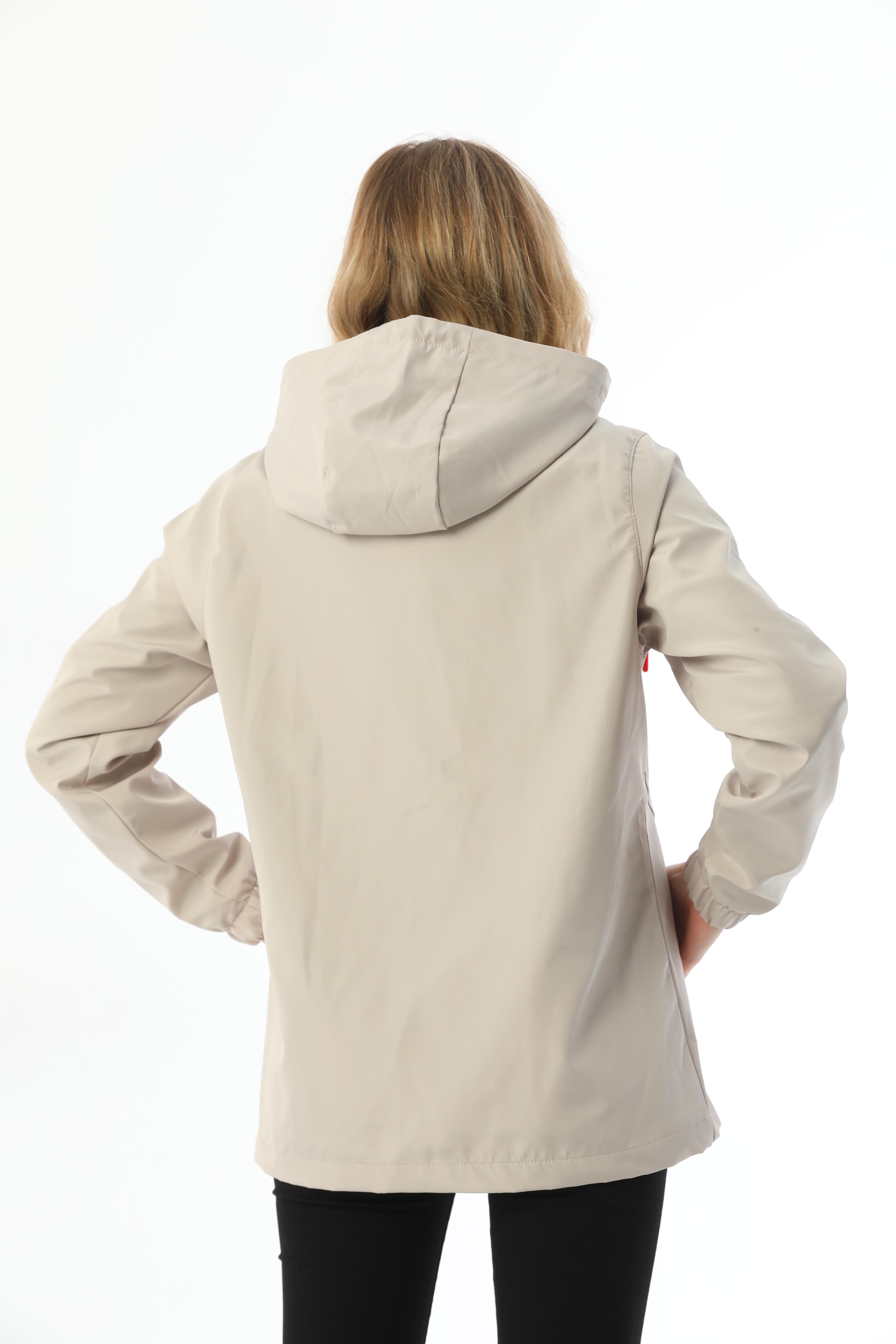 Damen Regenjacke - Y15 - Beige