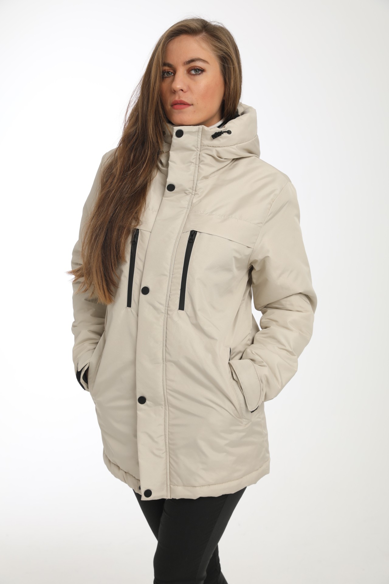 Damen Parka - FMP105 - Beige