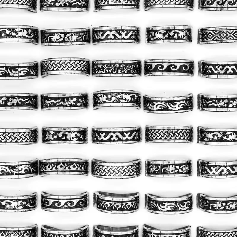 stainless steel men's ring