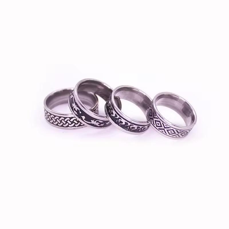 stainless steel men's ring