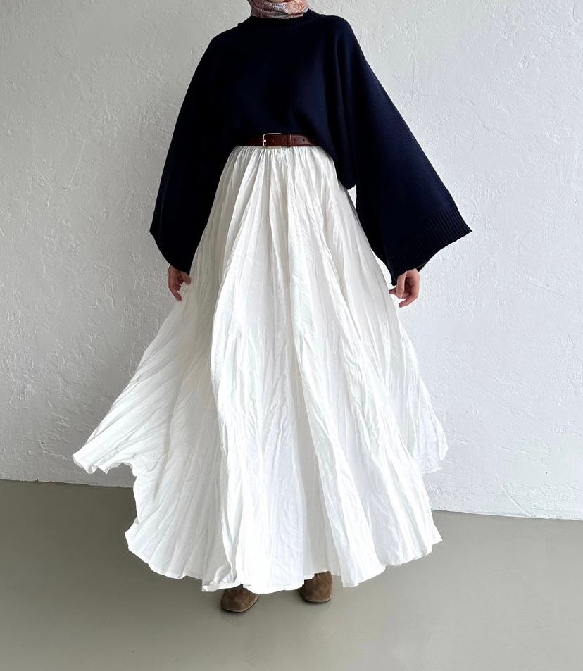 Siena Bell Sleeve - Navi
