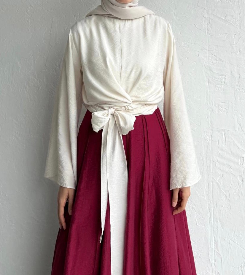 Aurora Blouse - Ivory 