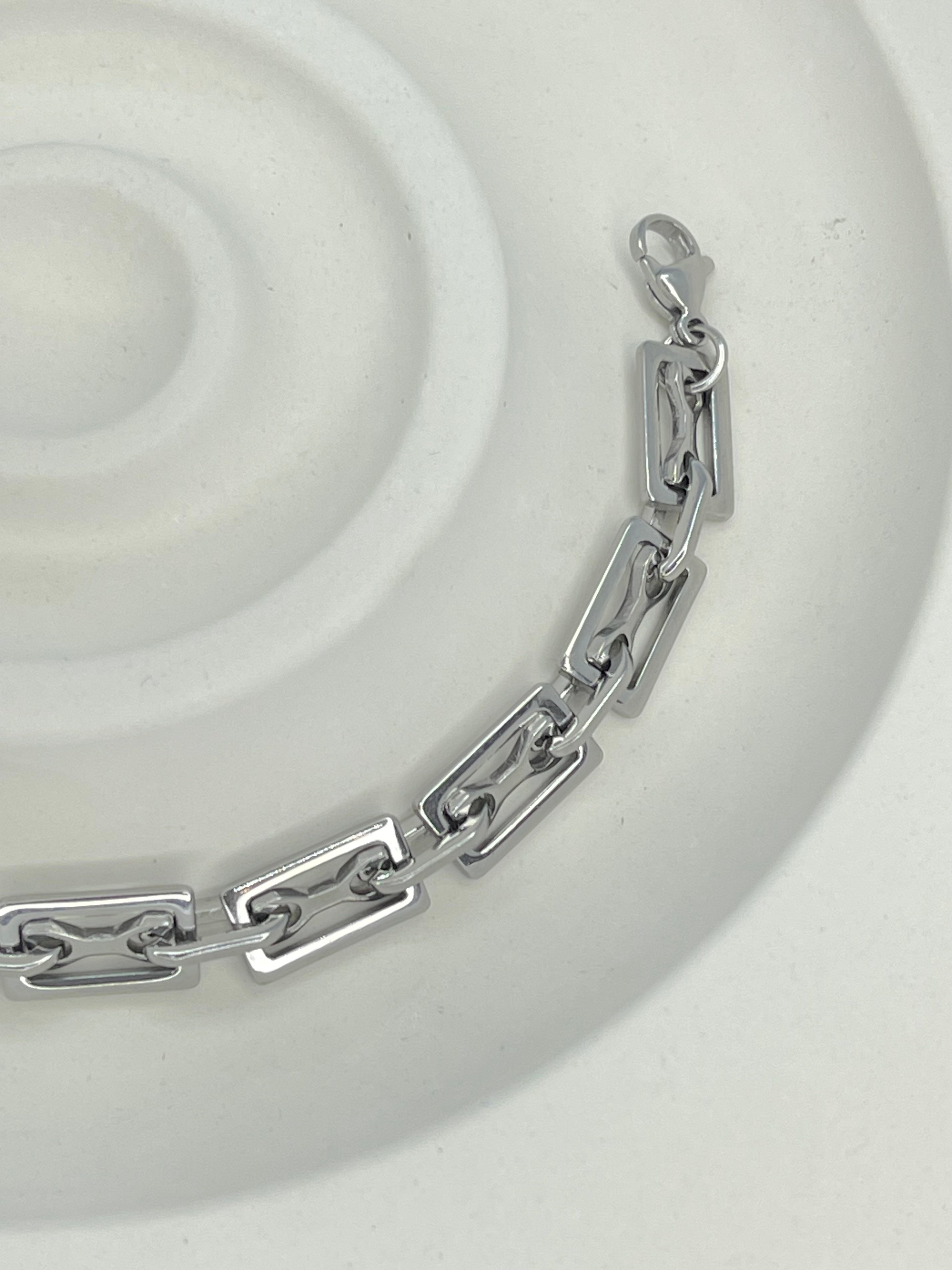 Silberne Armbandkette 