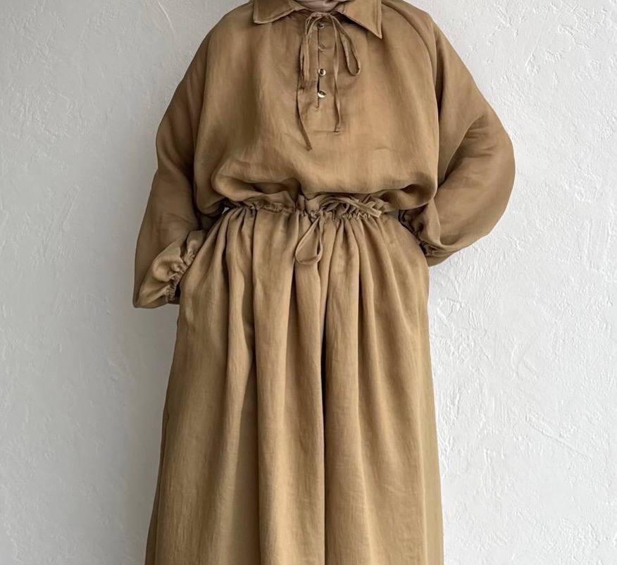 Hazel Linen Blouse - Olive