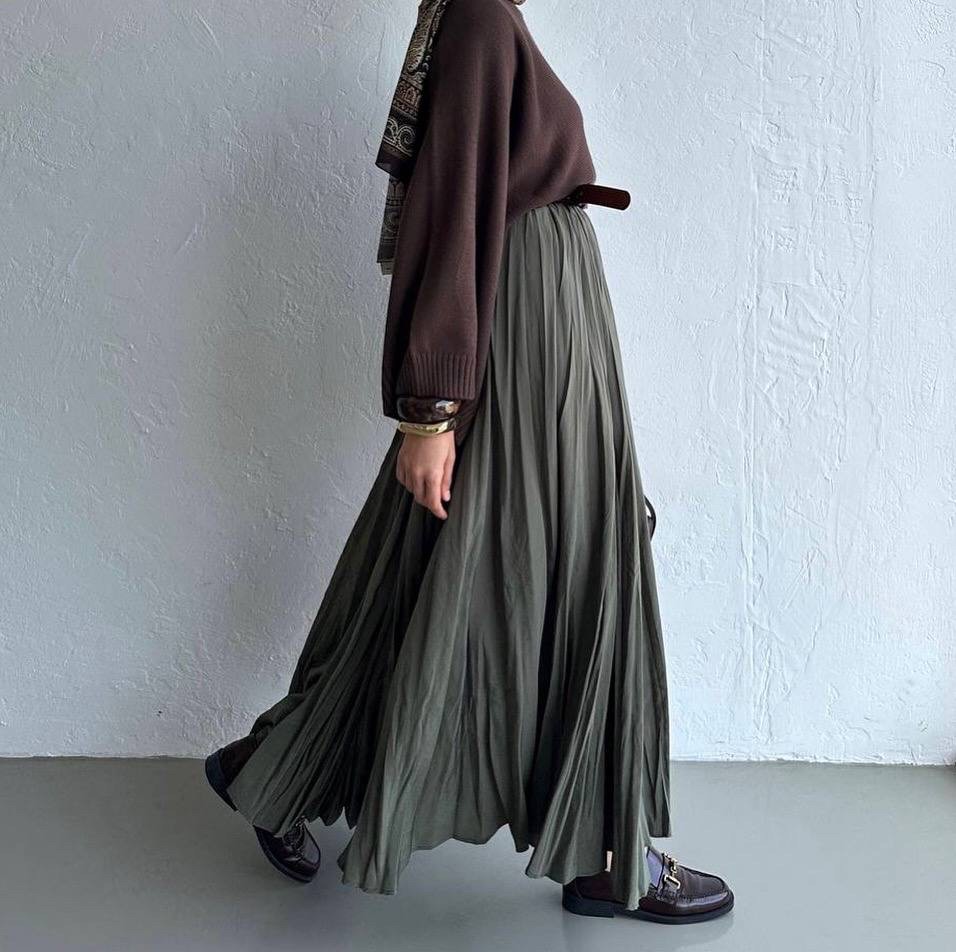 Sage Flare Skirt