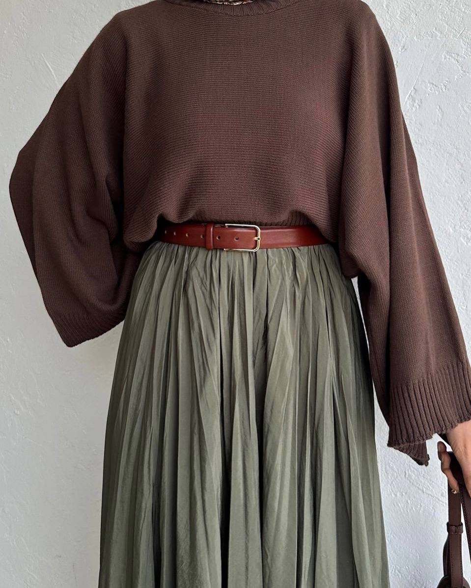 Sage Flare Skirt