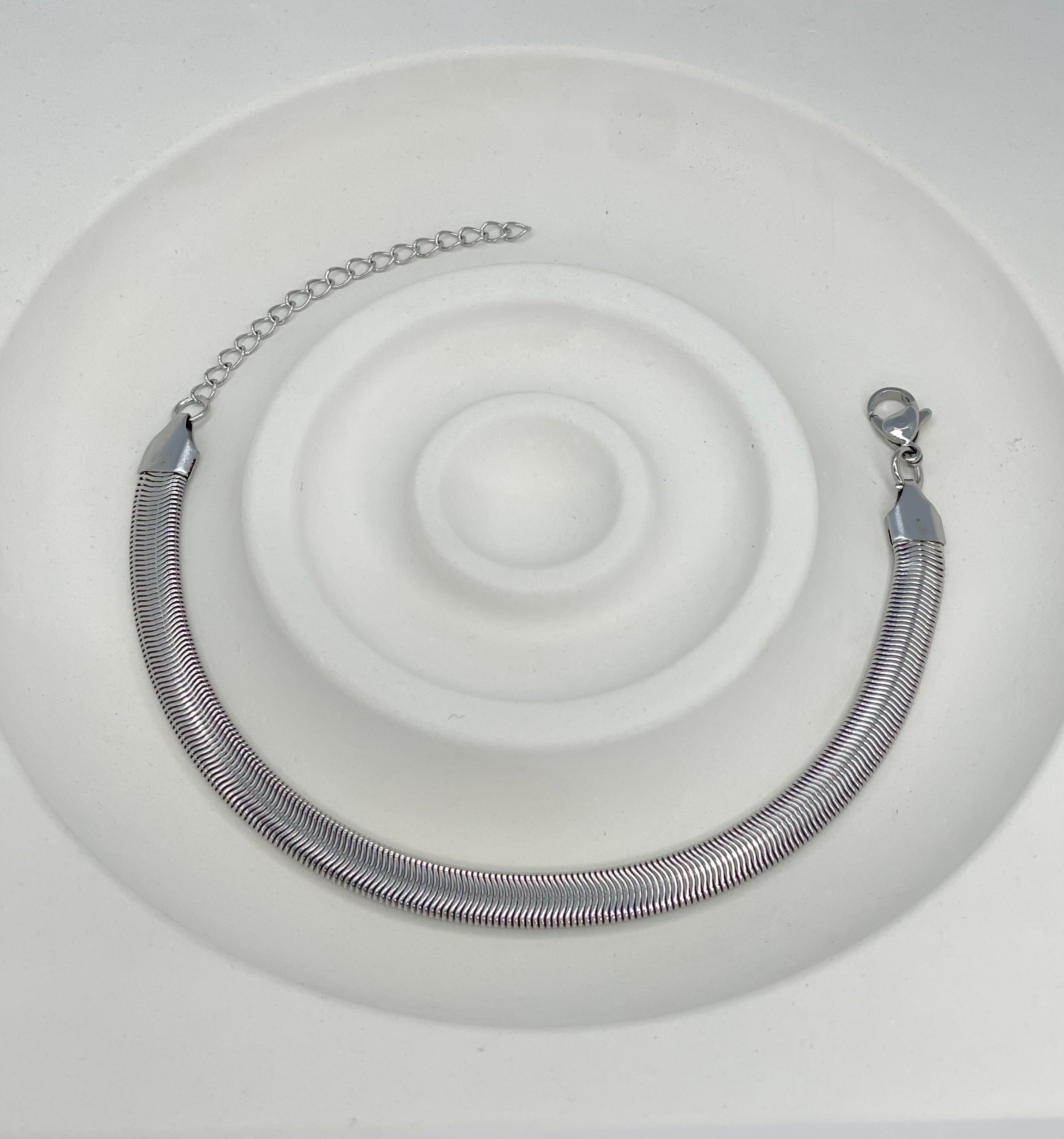 Qalby Silberne Armbandkette