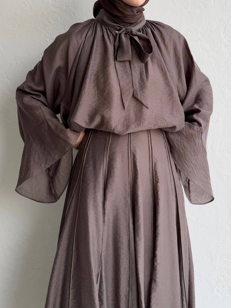 Layali Blouse - Deep Mocha 