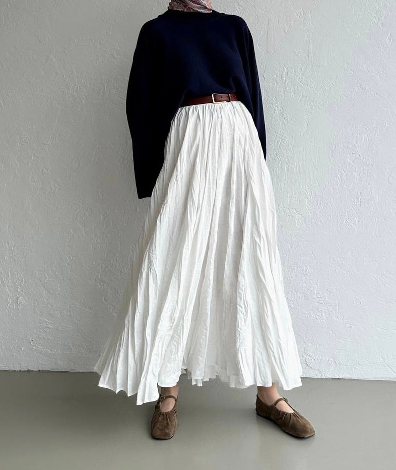 Siena Bell Sleeve - Navi