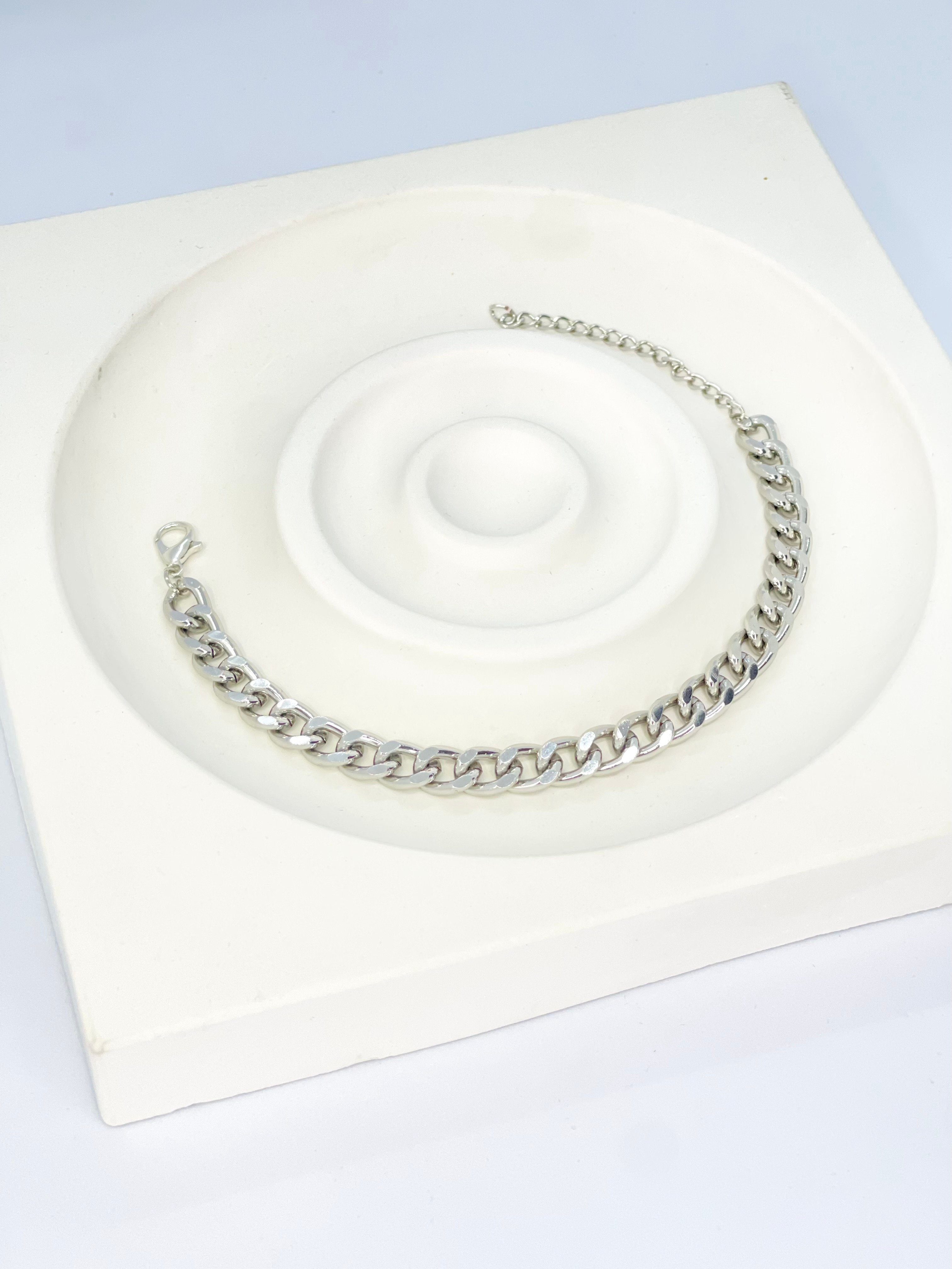Eclipse - Silbernes Ketten Armband