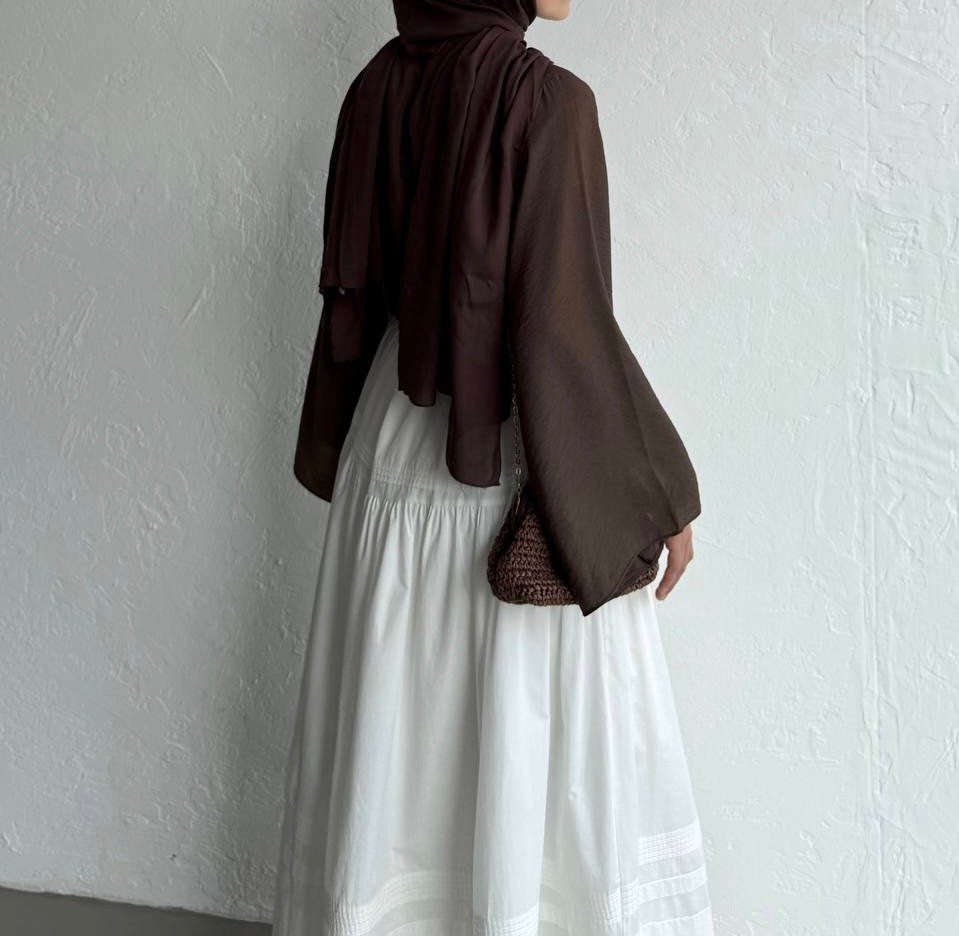 Aurora Blouse - Deep Mocha