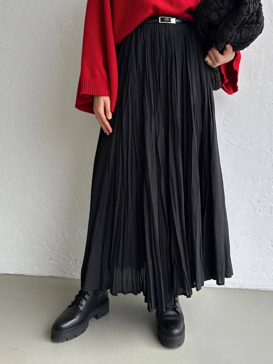 Noir Flare Skirt