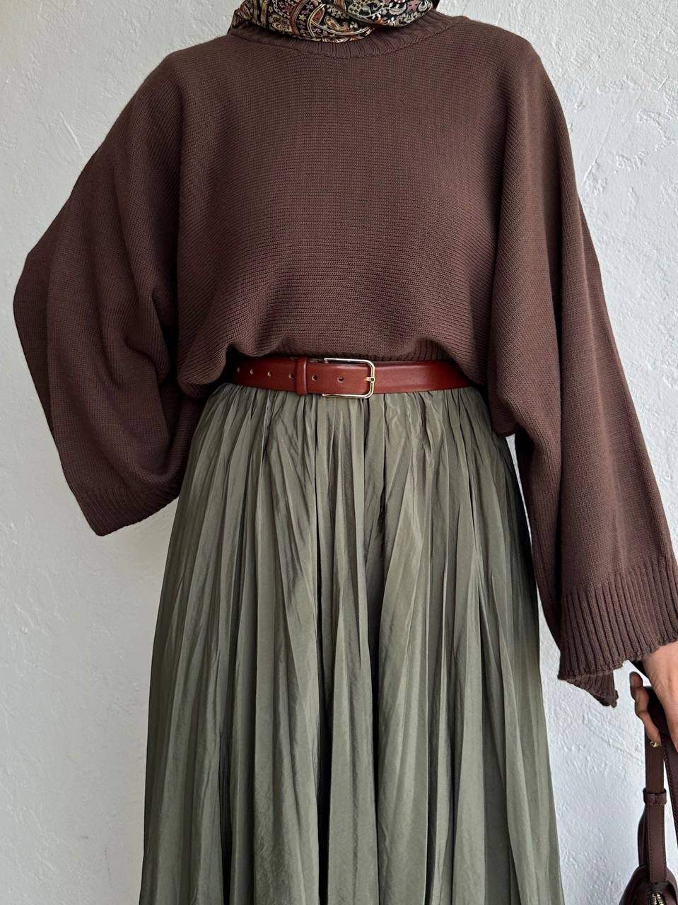 Siena Bell Sleeve - Deep Mocha