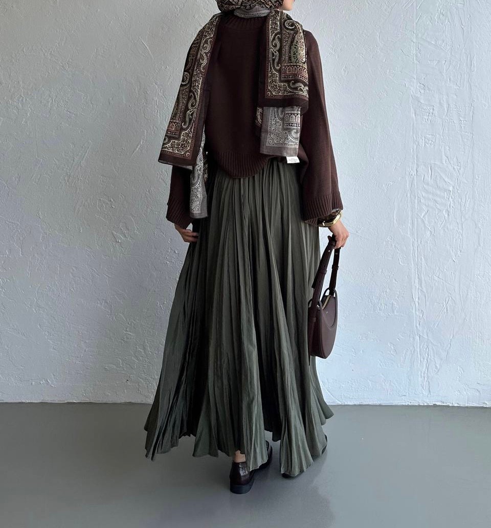 Sage Flare Skirt
