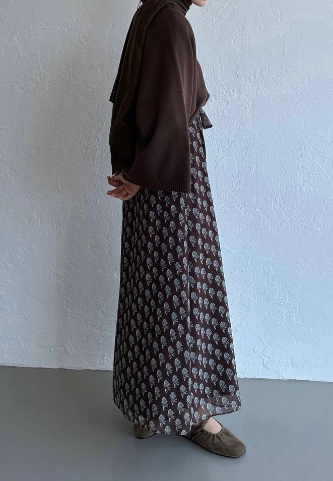 Siena Bell Sleeve - Deep Mocha
