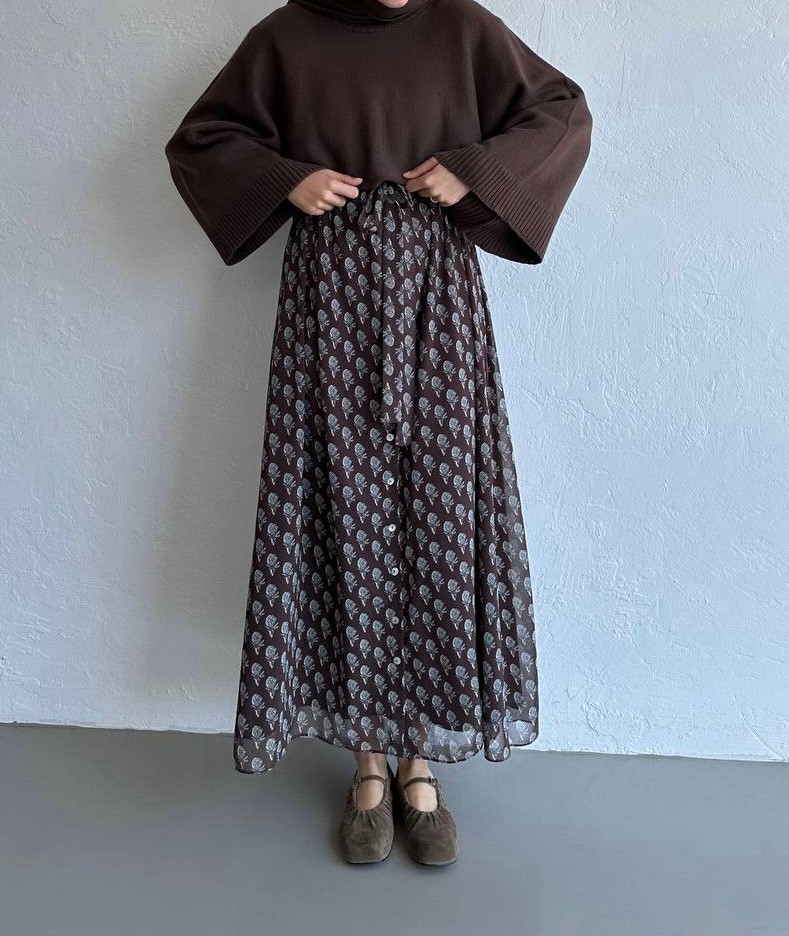 Siena Bell Sleeve - Deep Mocha