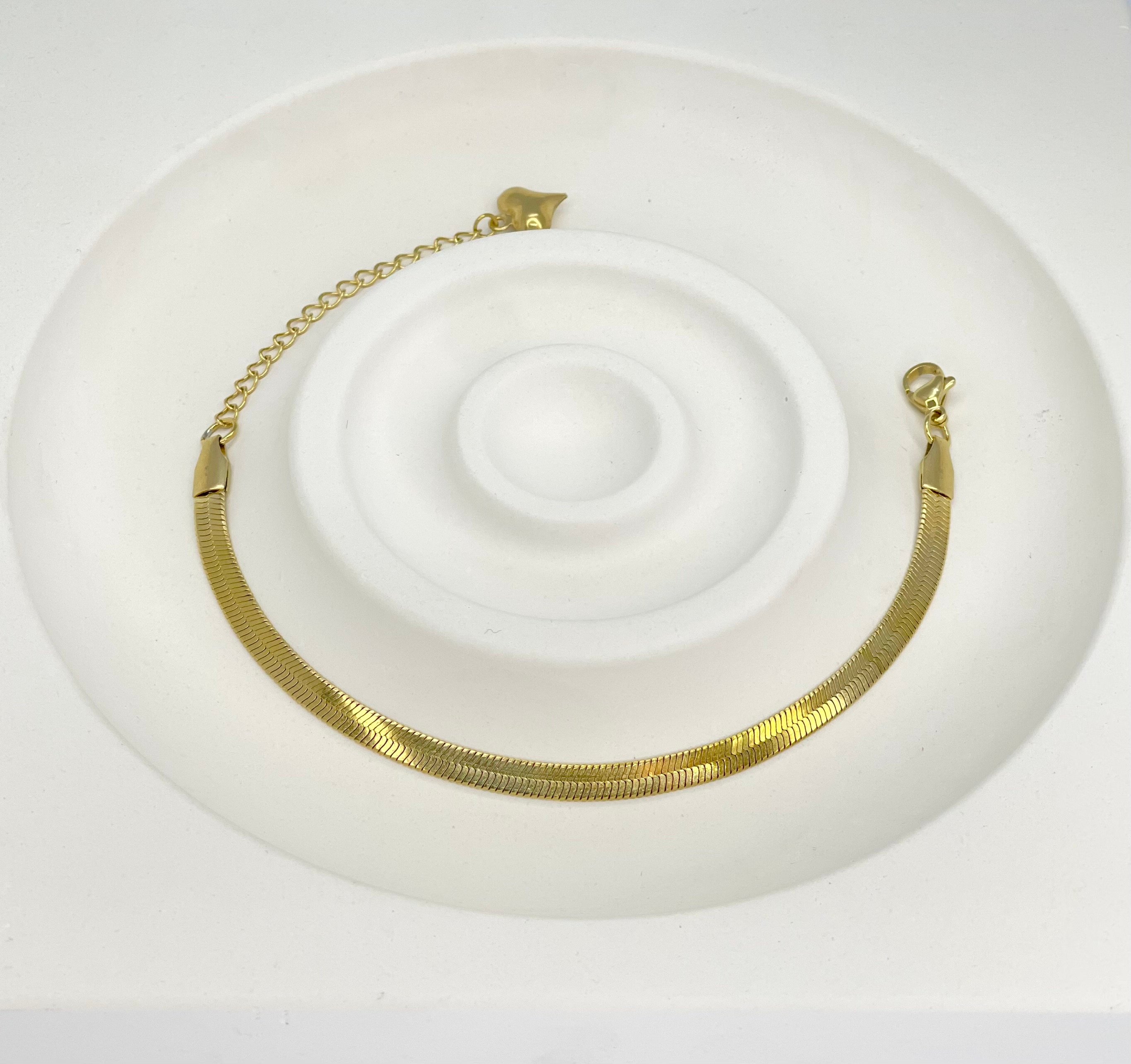 Goldene Italienische Armbandkette