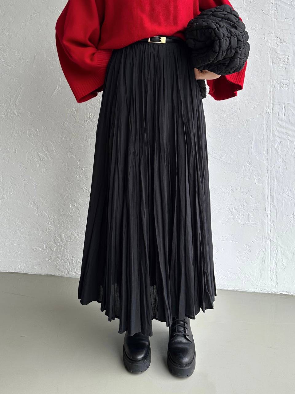 Noir Flare Skirt
