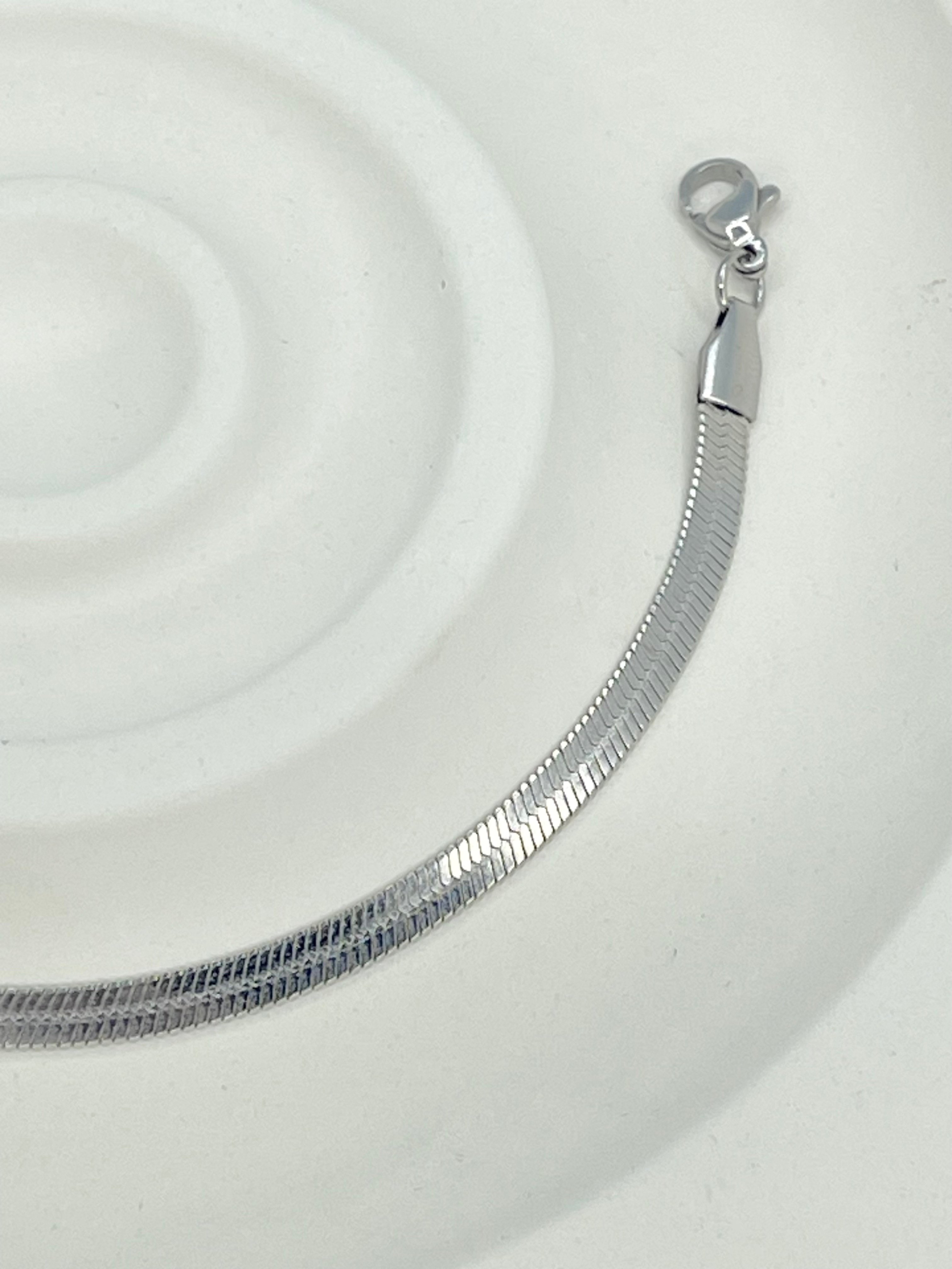 Silberne Italienische Armbandkette