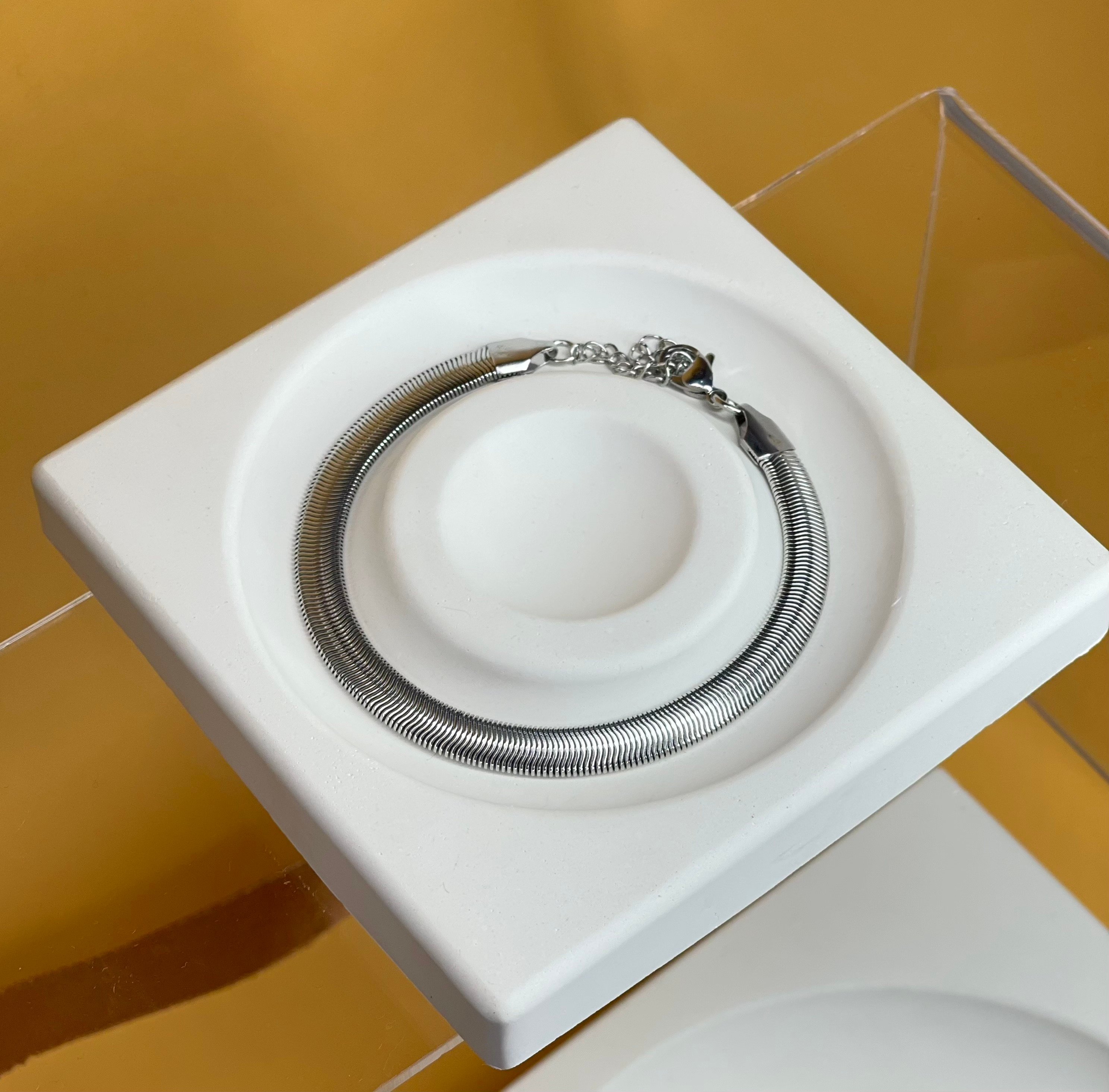 Qalby Silberne Armbandkette