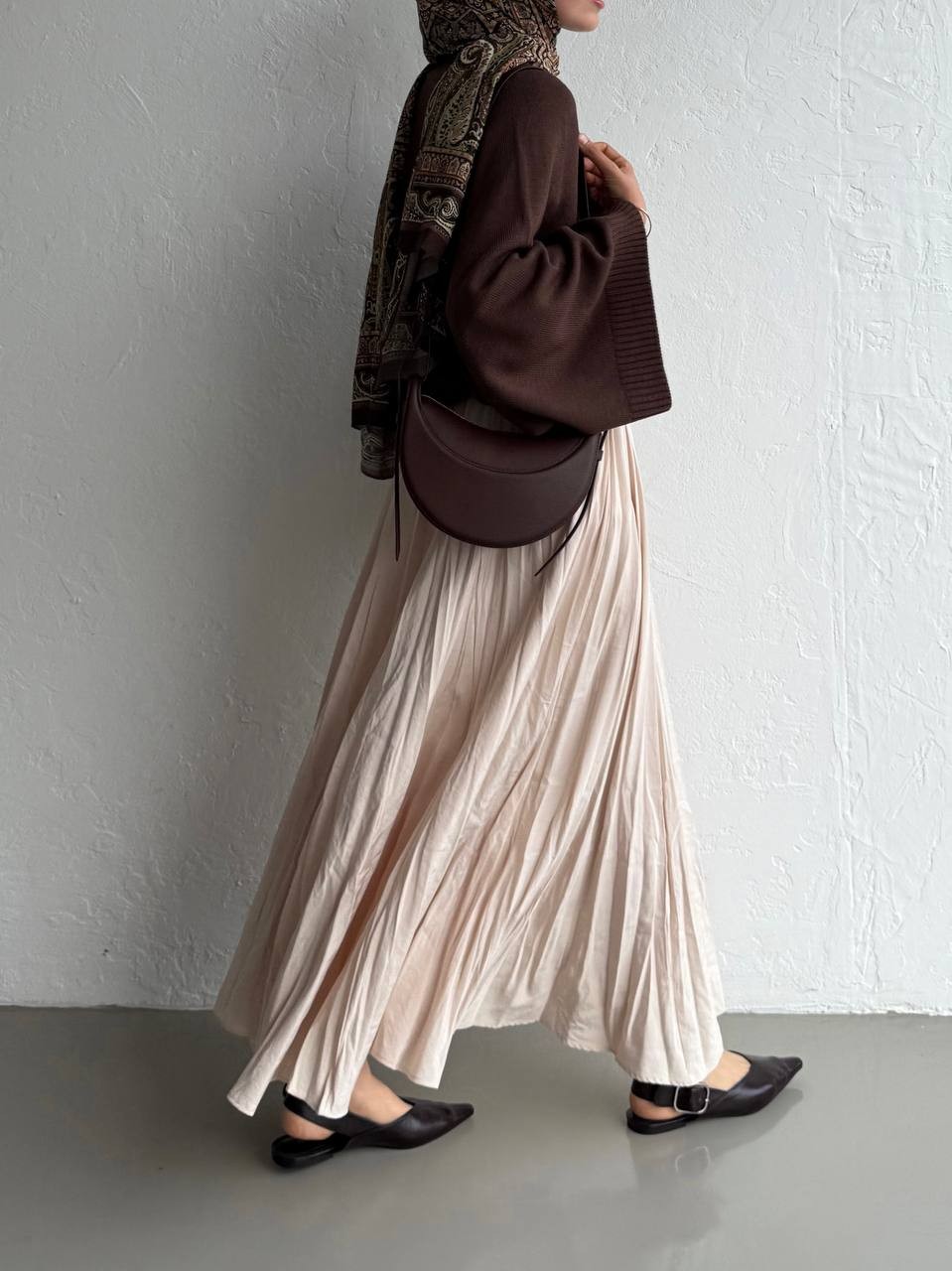Siena Bell Sleeve - Deep Mocha