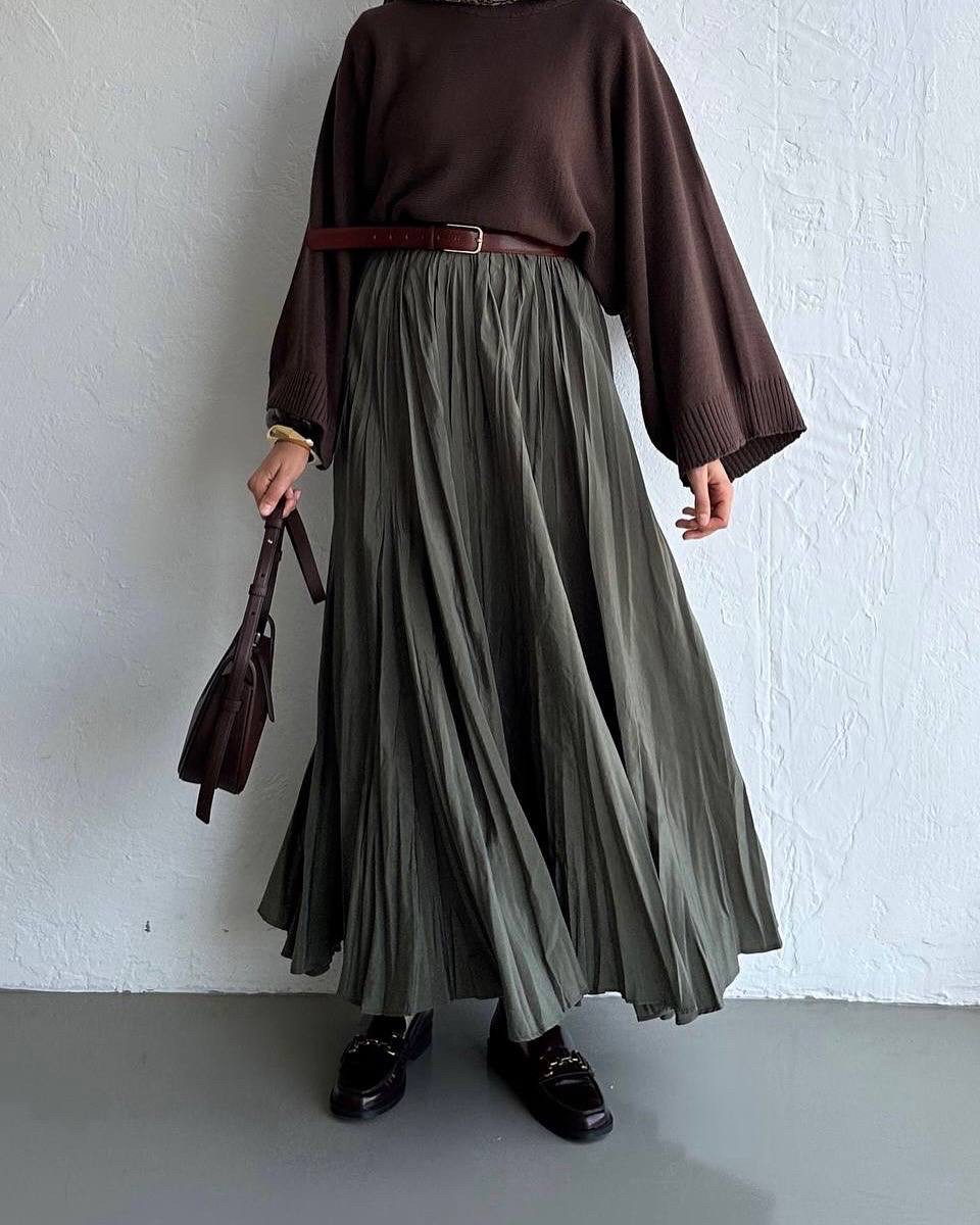 Sage Flare Skirt