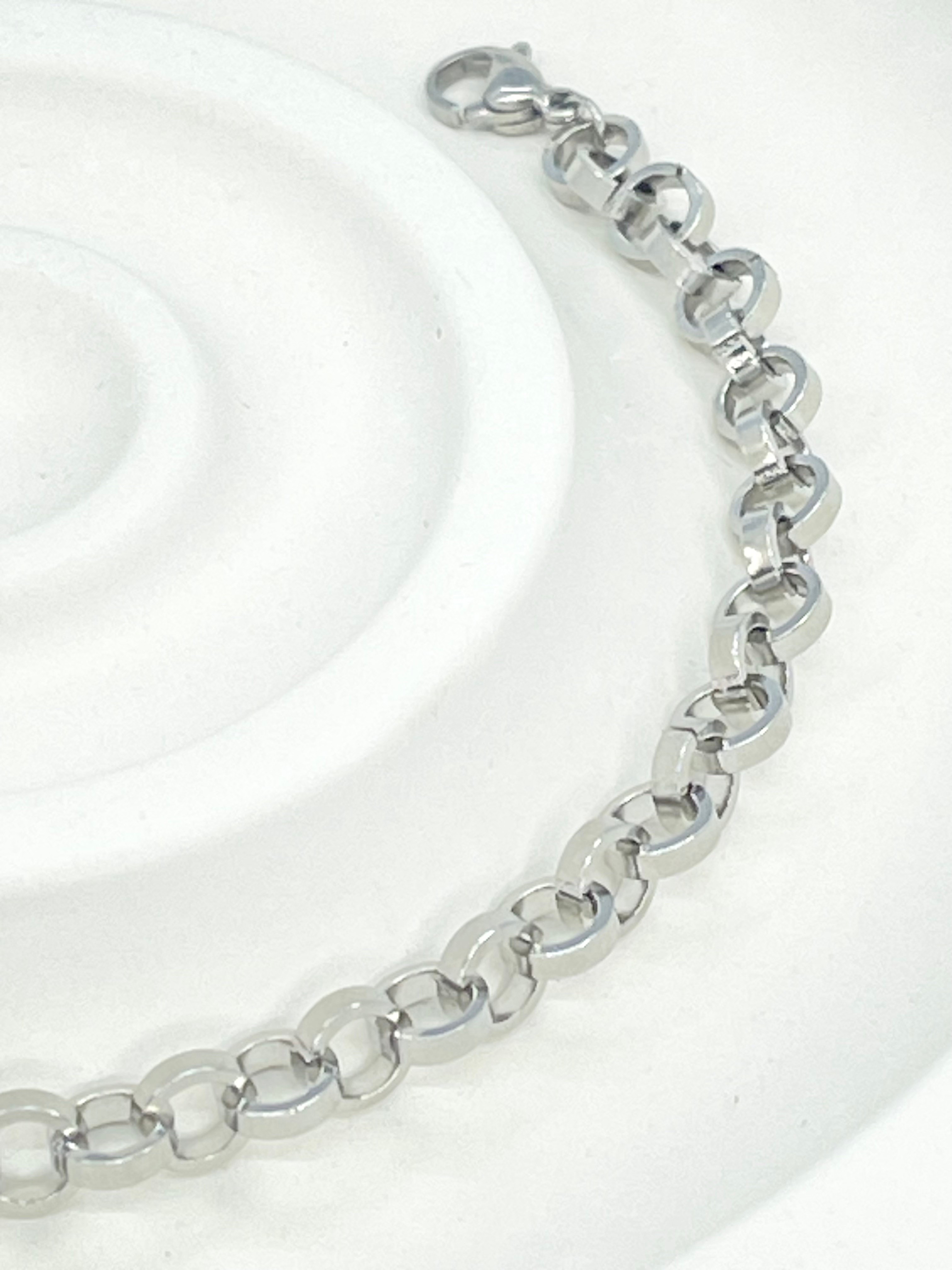 Chroma Chain - Silberne Armbandkette 