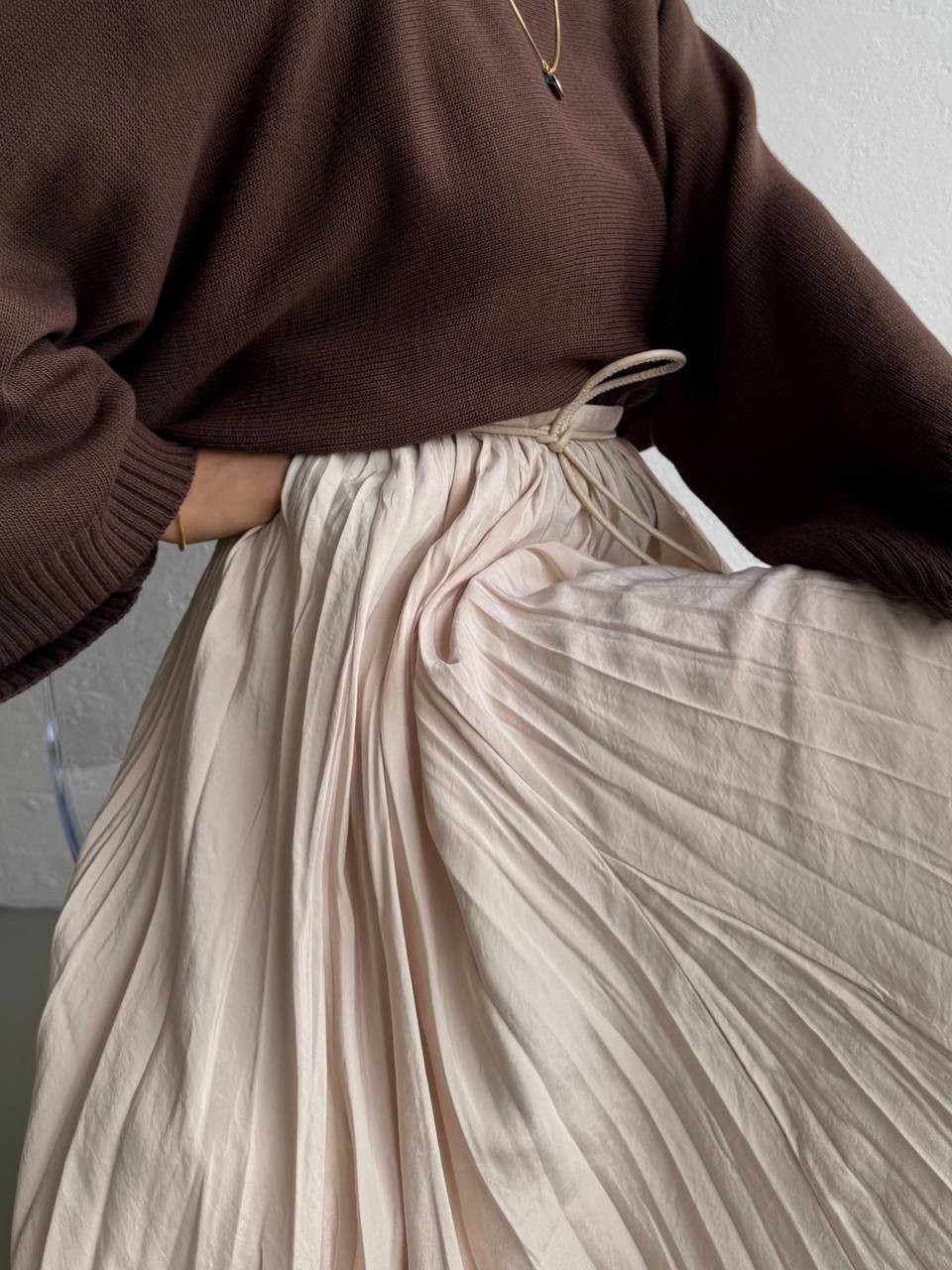 Siena Bell Sleeve - Deep Mocha