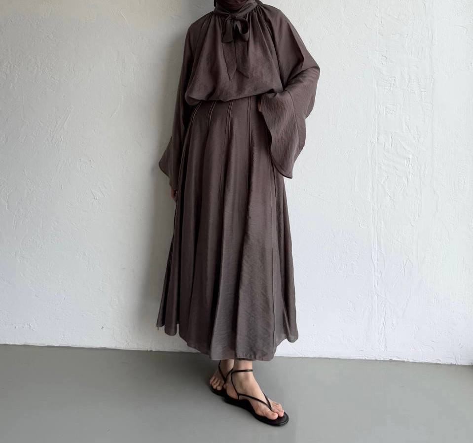 Layali Two-Piece Set - Deep Mocha