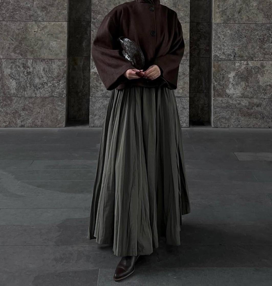 Sage Flare Skirt