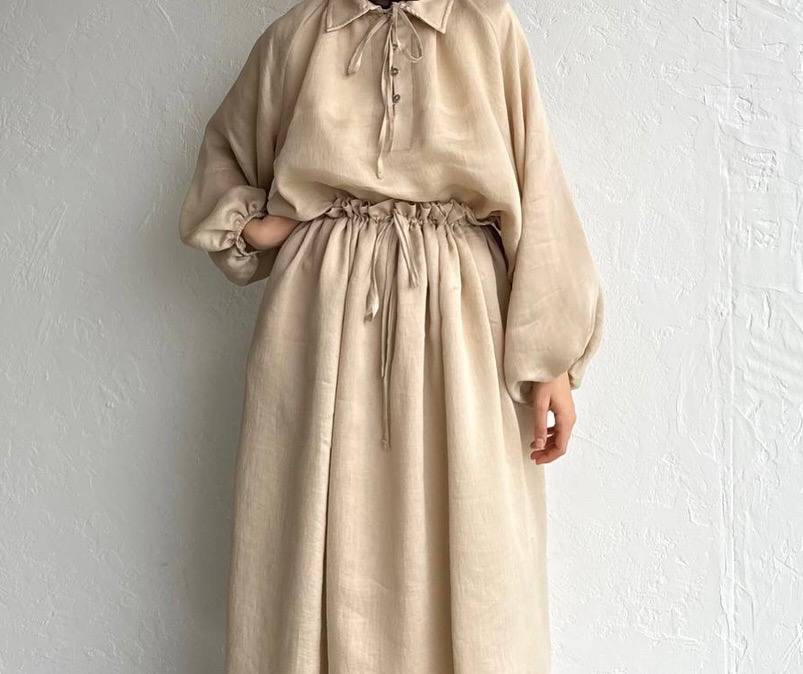 Hazel Linen Two-Piece Set - Sand