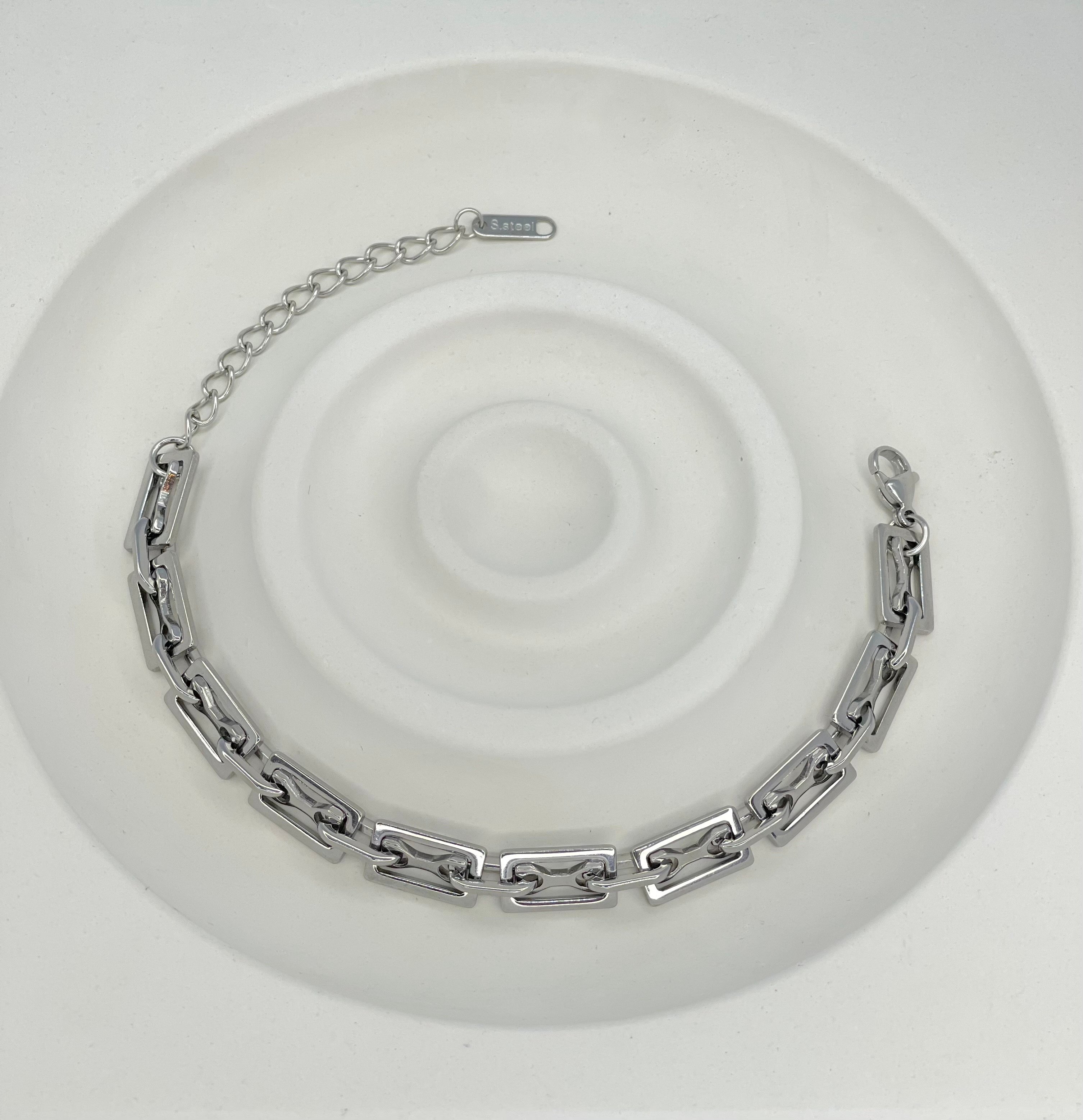 Silberne Armbandkette 