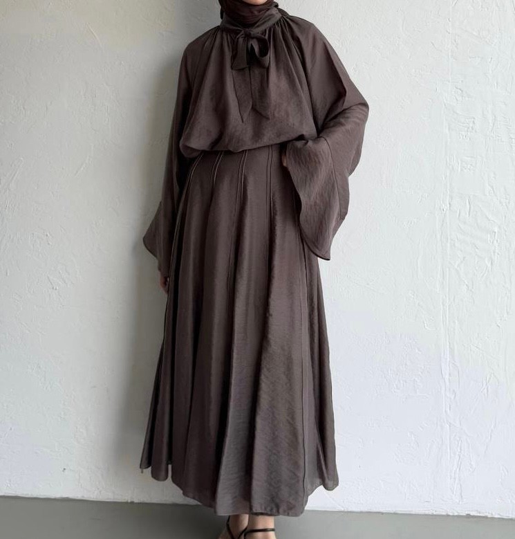 Layali Blouse - Deep Mocha 