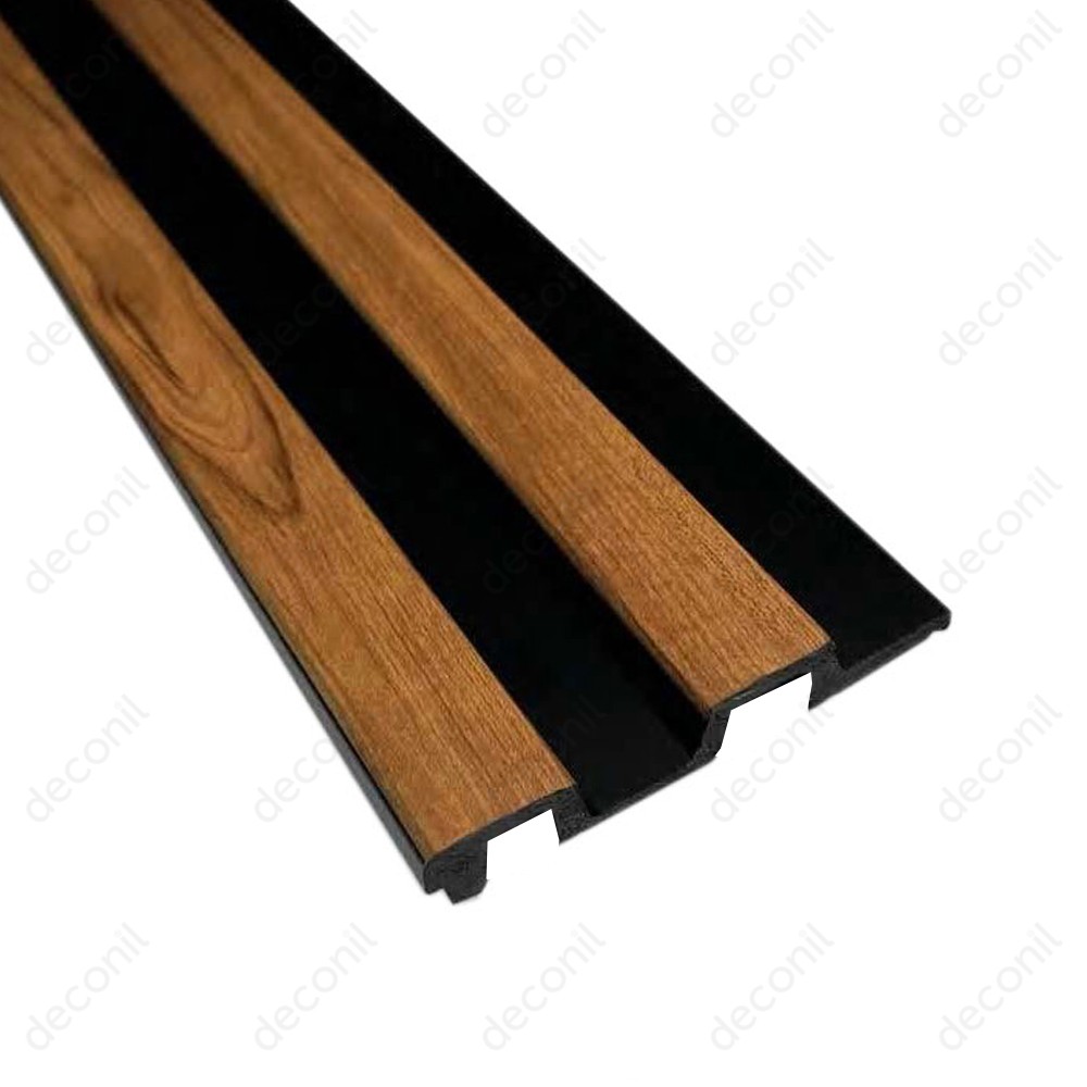 Holz Schwarz Serie Dekopaneele 12 cm - Kiefer Schwarz