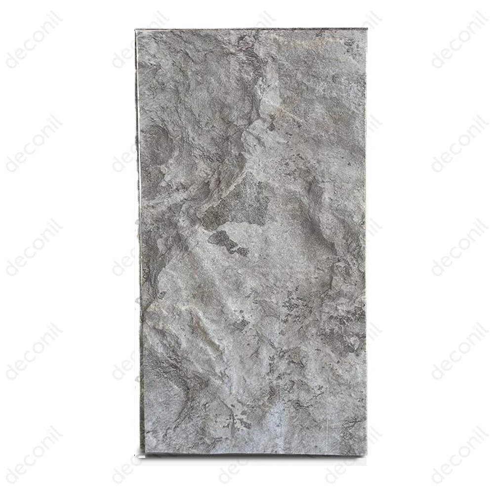 Steinstrukturierte EPS Wandpaneele 50×120 cm - Weiß