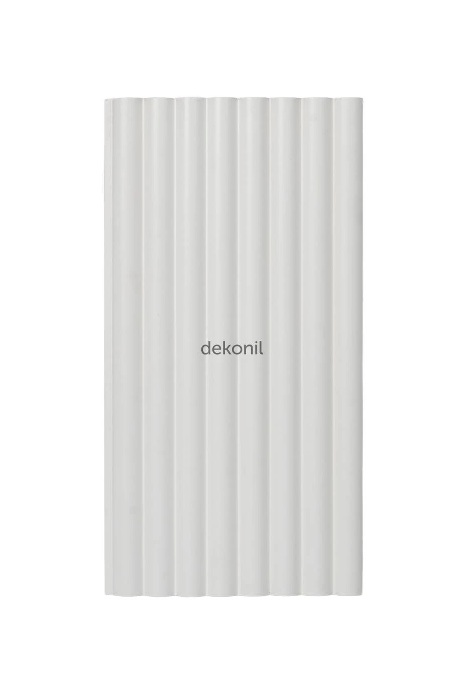 Toros Weiß (Lackierbar) Dekopaneele 20 cm