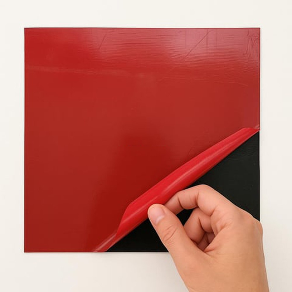 Selbstklebende Spiegel Fliese Geometrisch Gold 30×30 cm