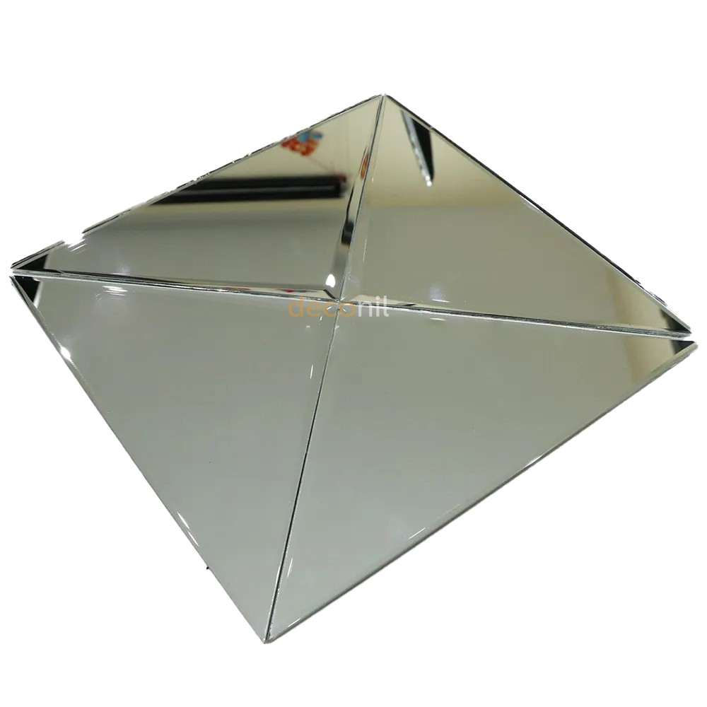 Selbstklebende Spiegel Fliese Geometrisch 30×30 cm - D01