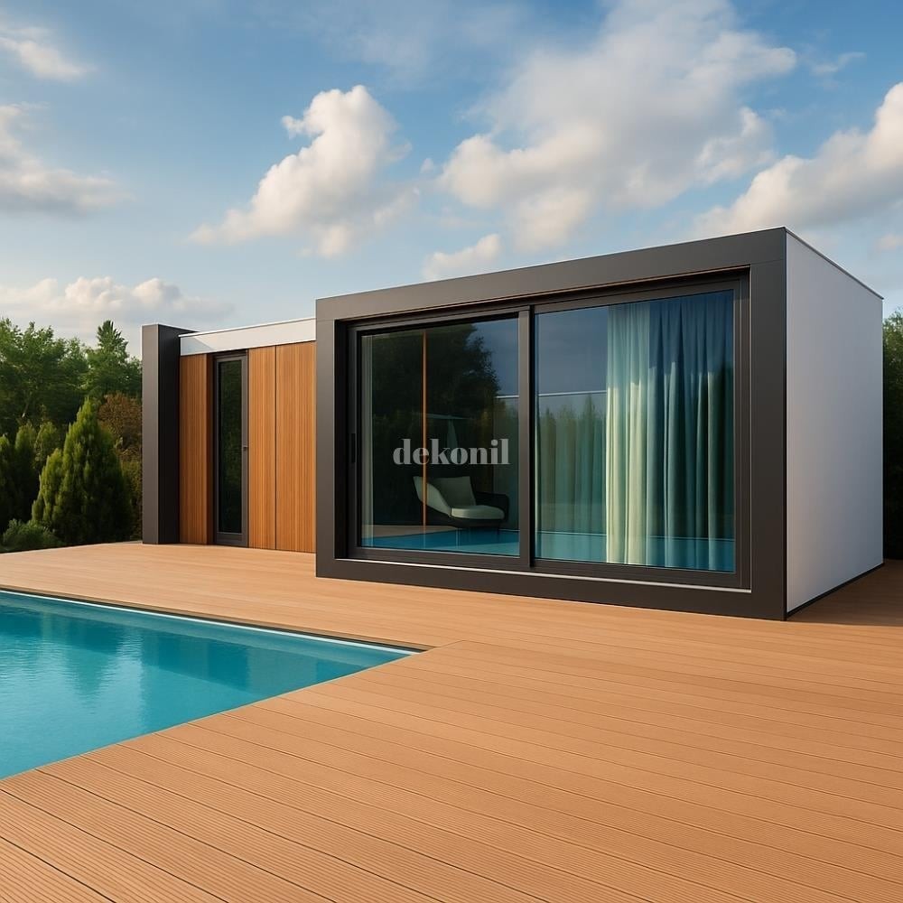 Komposit Terrassenbelag für 5 Zimmer