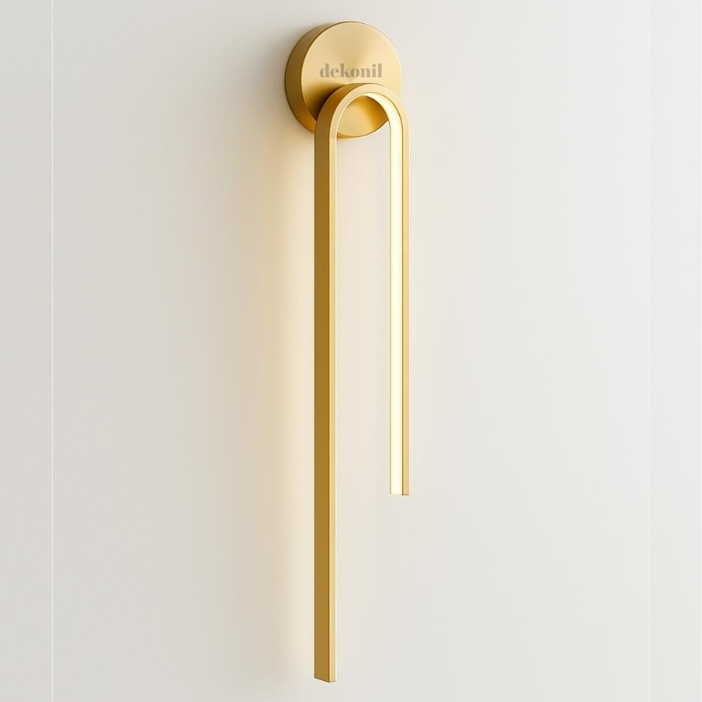 İngis Wiederaufladbare Kabellose LED Wandleuchte - Gold