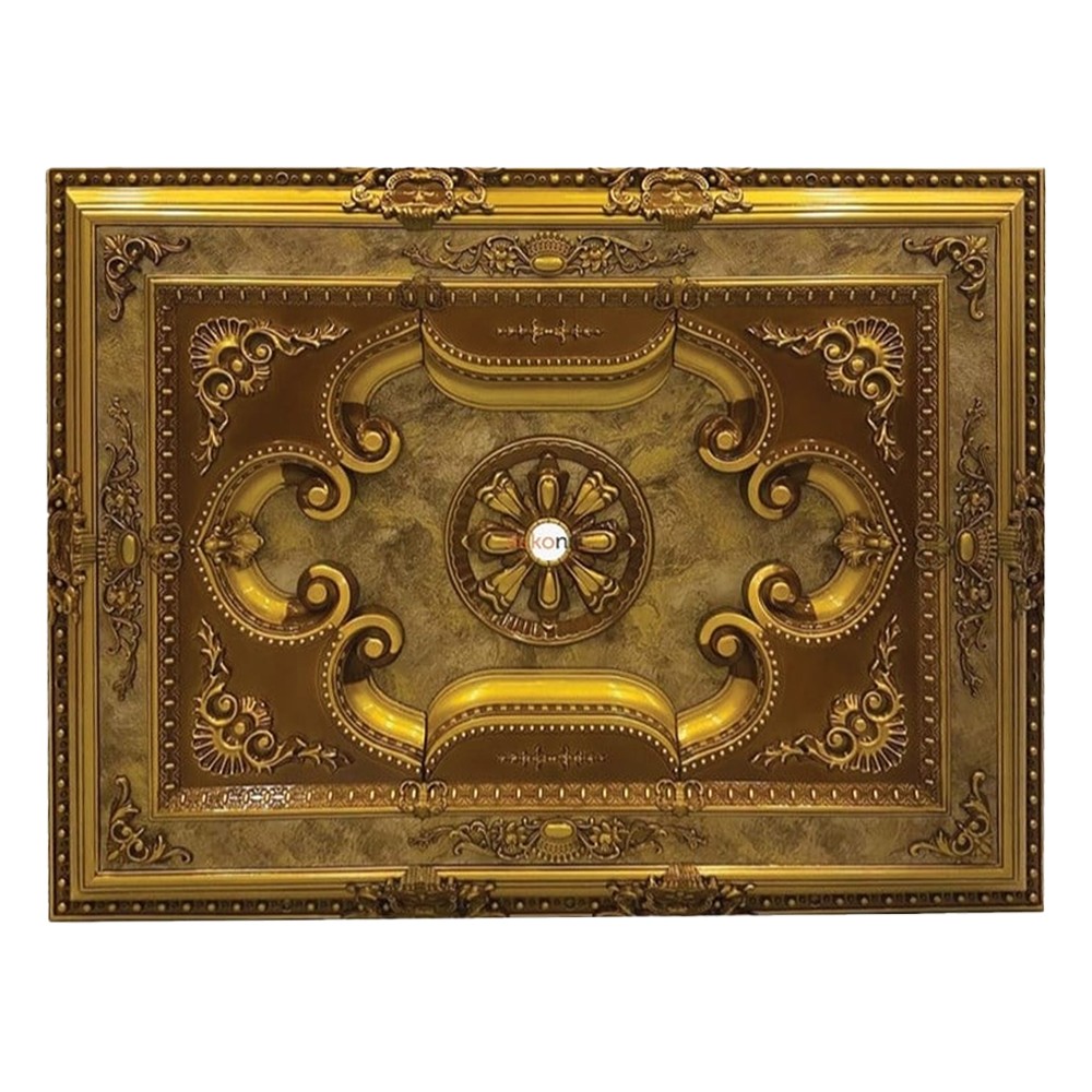  Rechteckige Palastdecke 90*120 cm - Braun