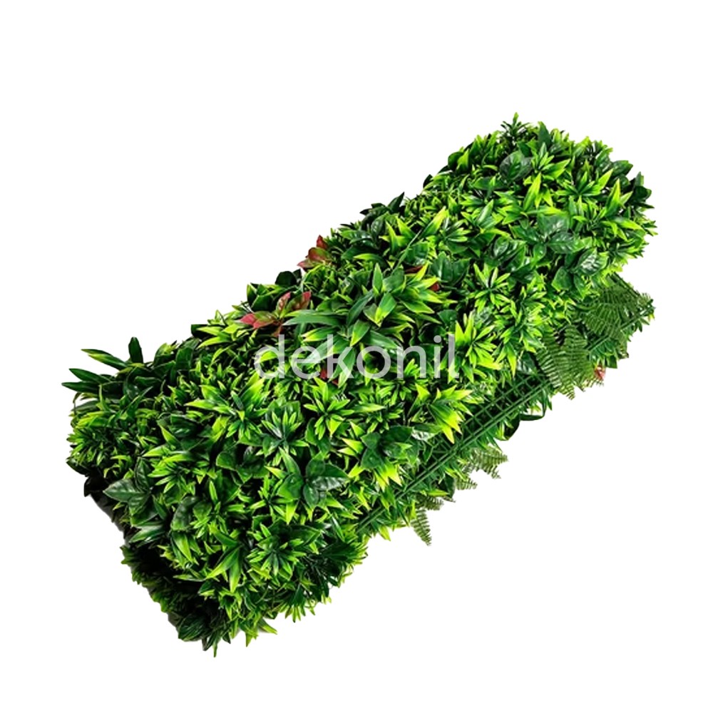 Künstliche Pflanzen- & Blumen Vertikal Gartenpaneel 100×100 cm